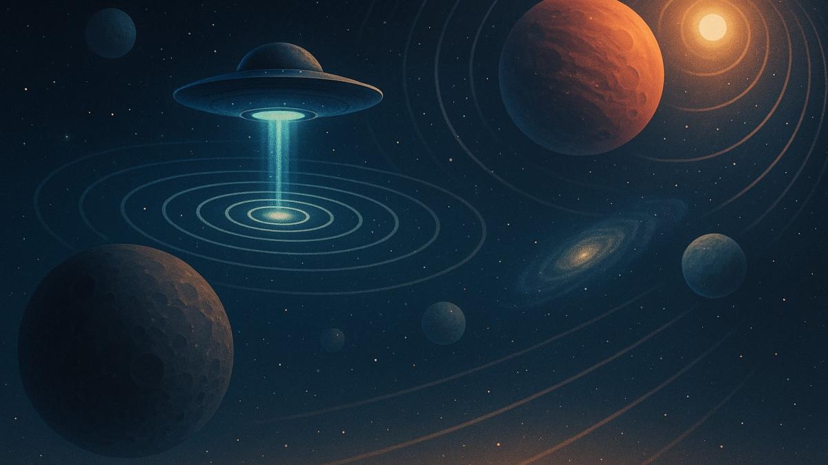 НЛО среди планет