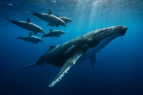 Дельфины доказали, что дружба замедляет старение — Nature Communications Biology