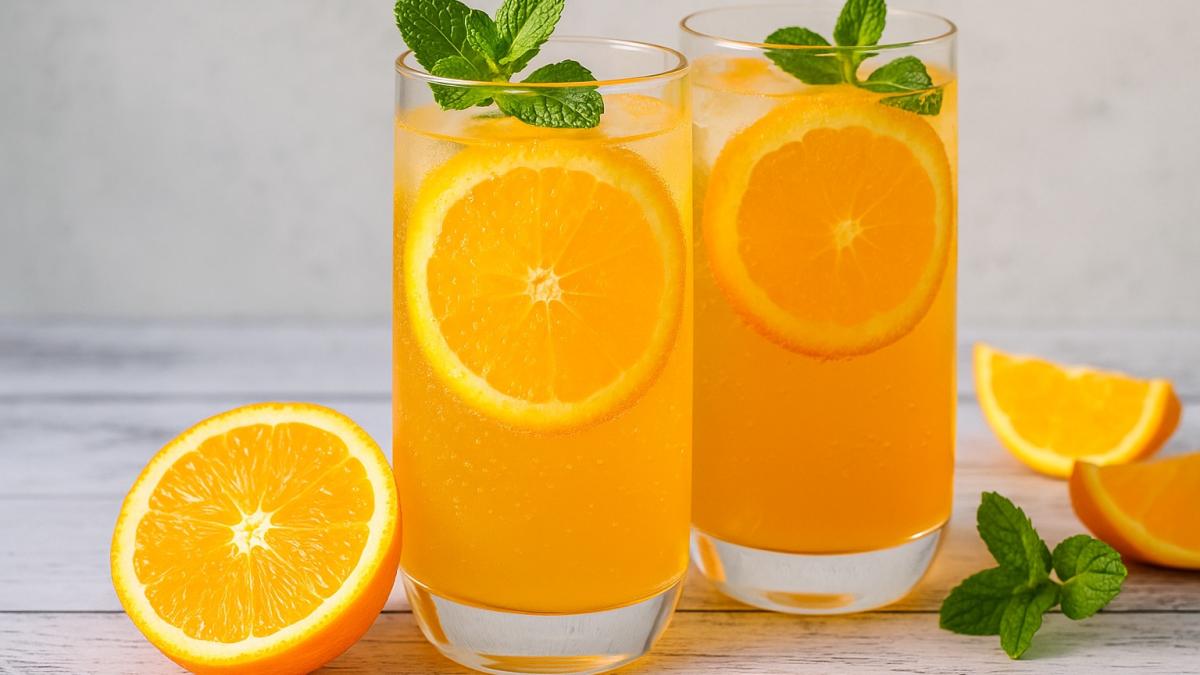 Апельсиновая газировка Апельсиновая газировка