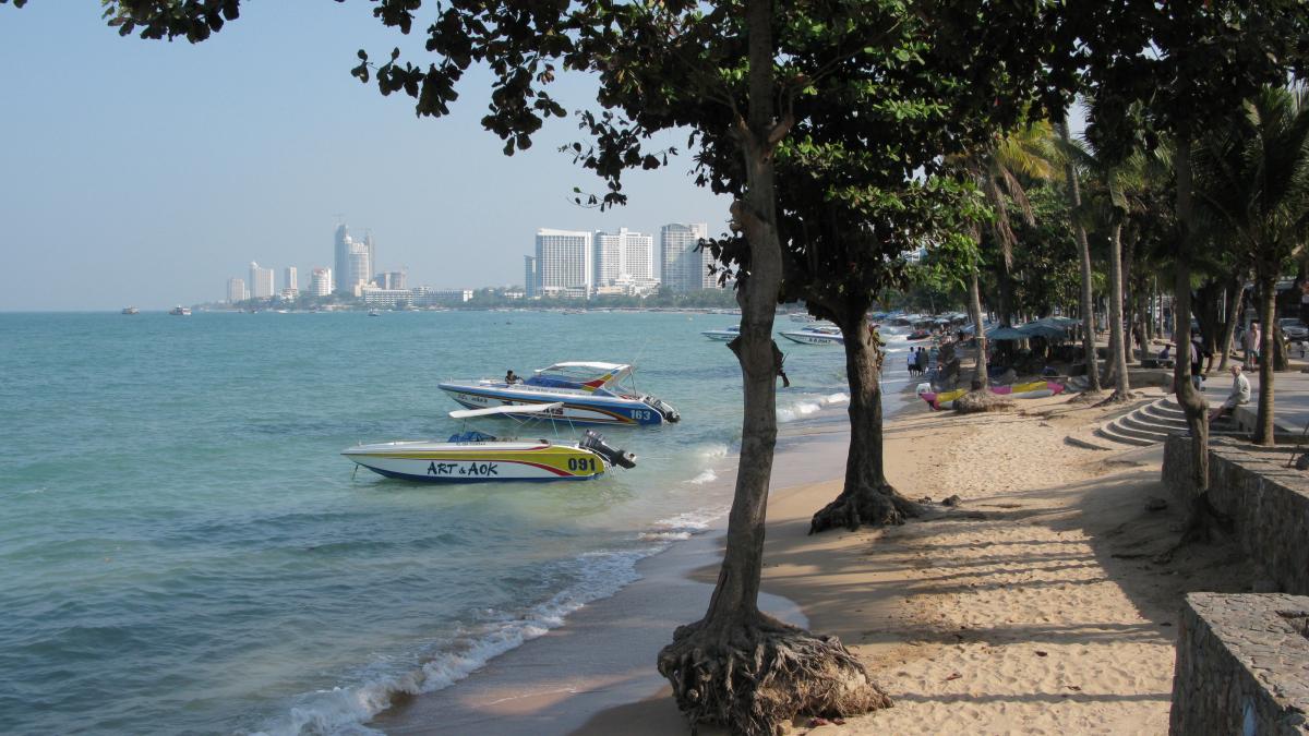 Pattaya Beach, Trees, Thailand