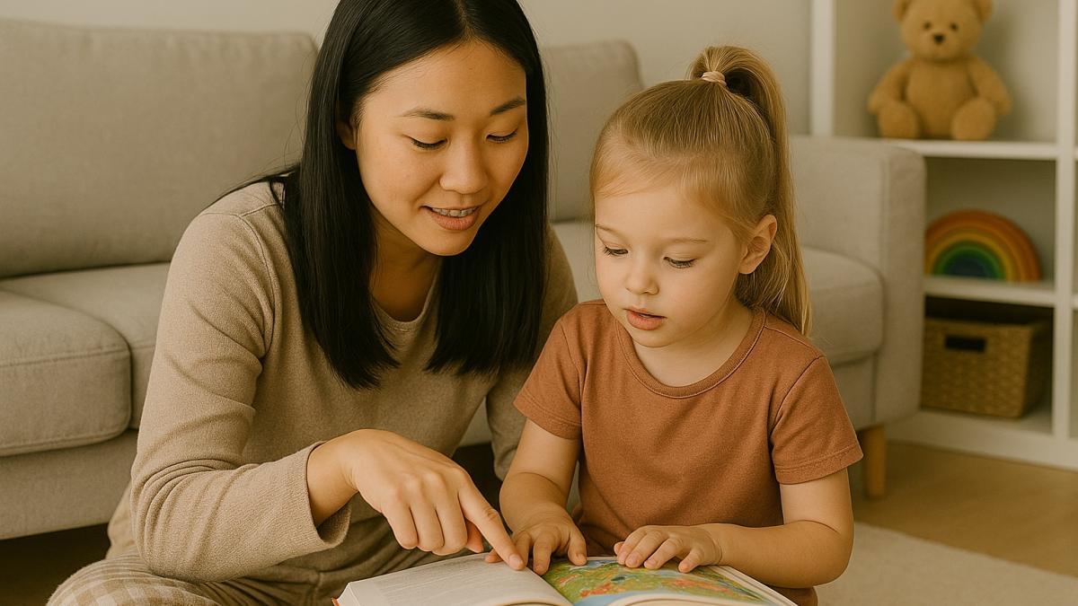 Ребёнок и няня из Китая Ребёнок и няня из Китая