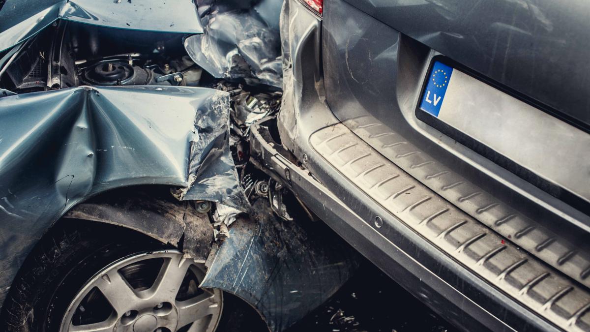 ДТП с участием двух автомобилей