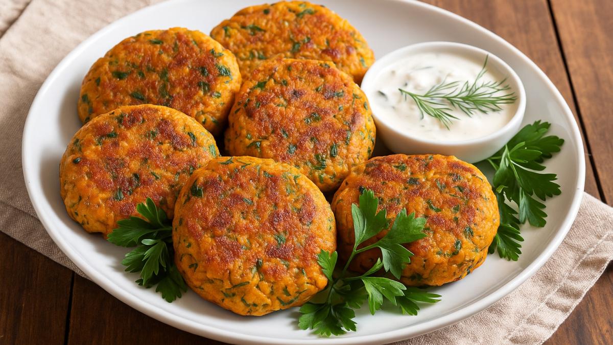Котлеты из красной чечевицы с зеленью Котлеты из красной чечевицы с зеленью