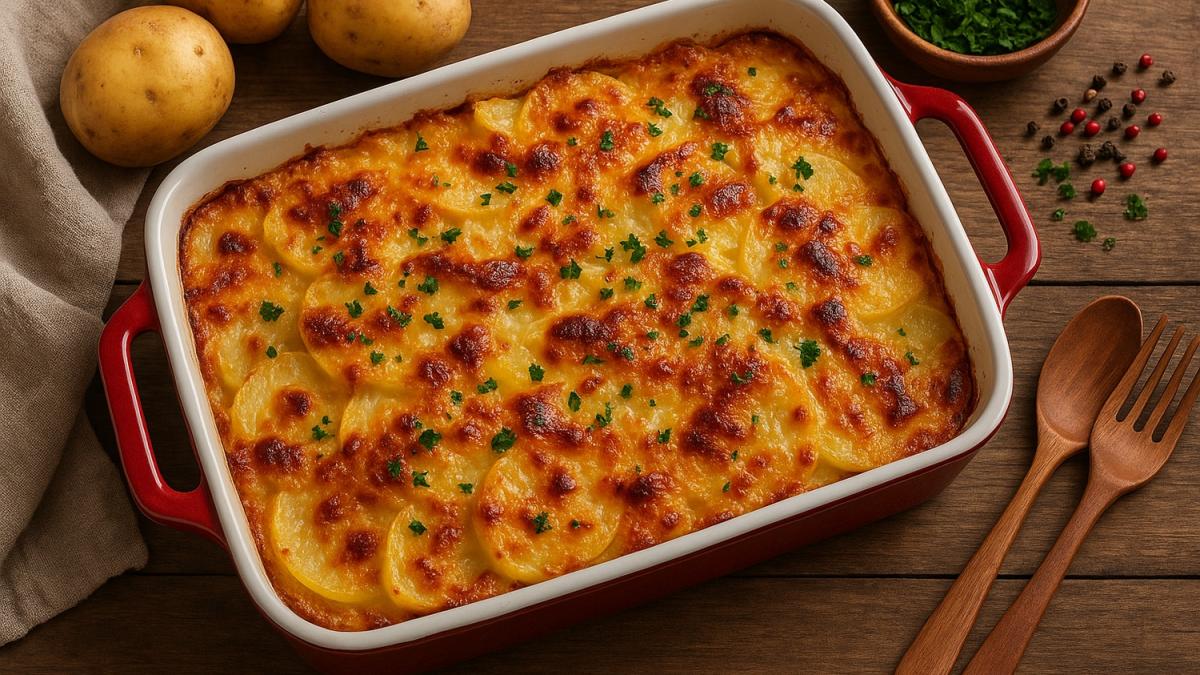 Запеканка "Питерская" с картофелем и сыром Запеканка "Питерская" с картофелем и сыром