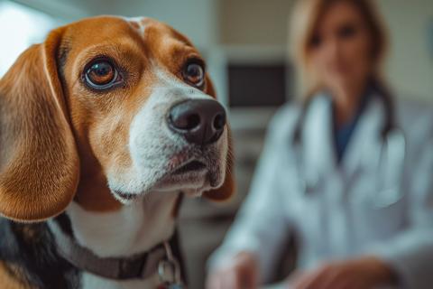 Собака у ветеринара