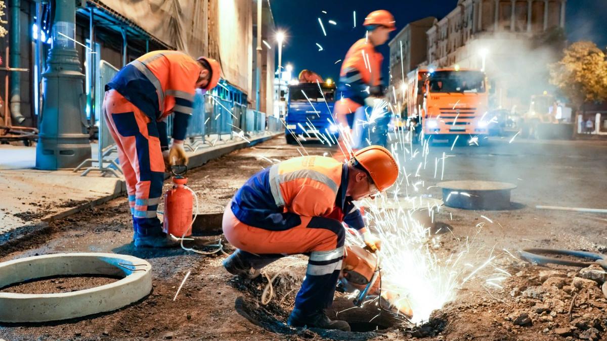 дорожные работы