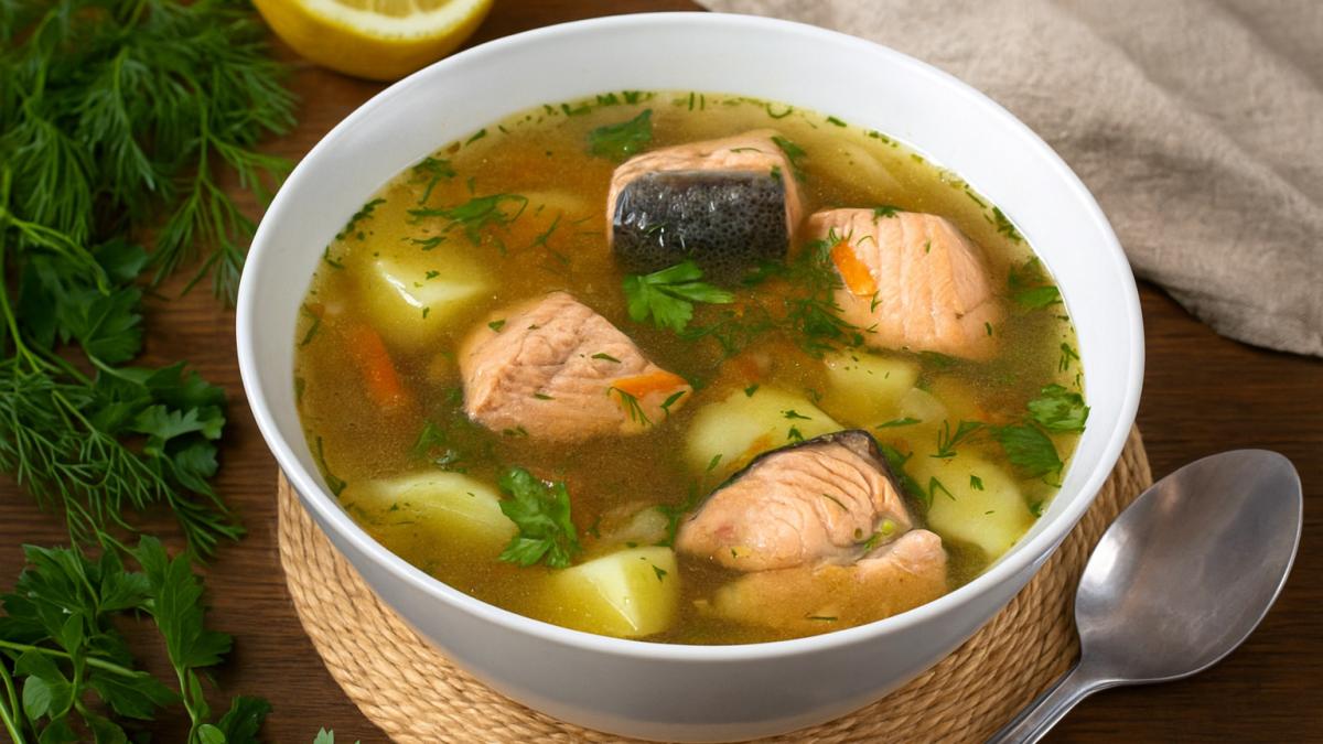 Рыбный суп с горбушей