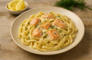 Ресторанный вкус за 20 минут: паста с лососем и сливками, которую хвалят даже шефы