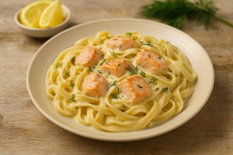 Ресторанный вкус за 20 минут: паста с лососем и сливками, которую хвалят даже шефы Ресторанный вкус за 20 минут: паста с лососем и сливками, которую хвалят даже шефы