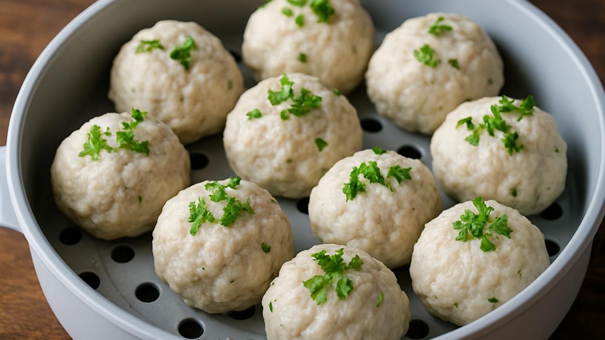Фрикадельки из индейки на пару