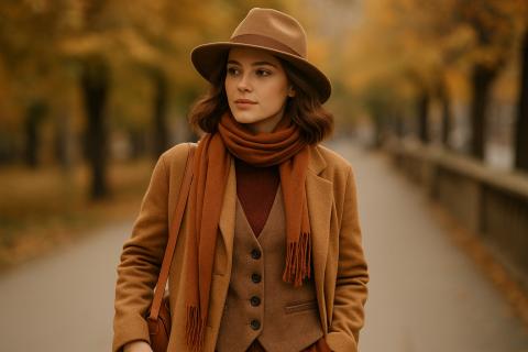 Elle: трикотаж и кашемир остаются ключевыми элементами осеннего гардероба