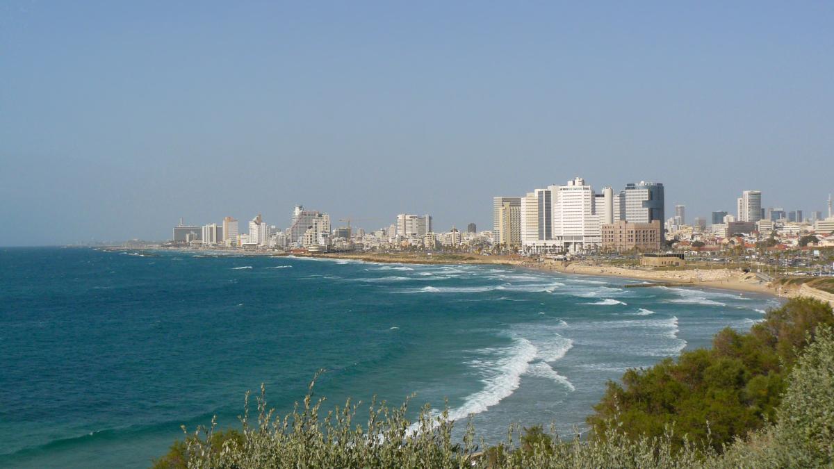 Вид на Тель-Авив из Яффы