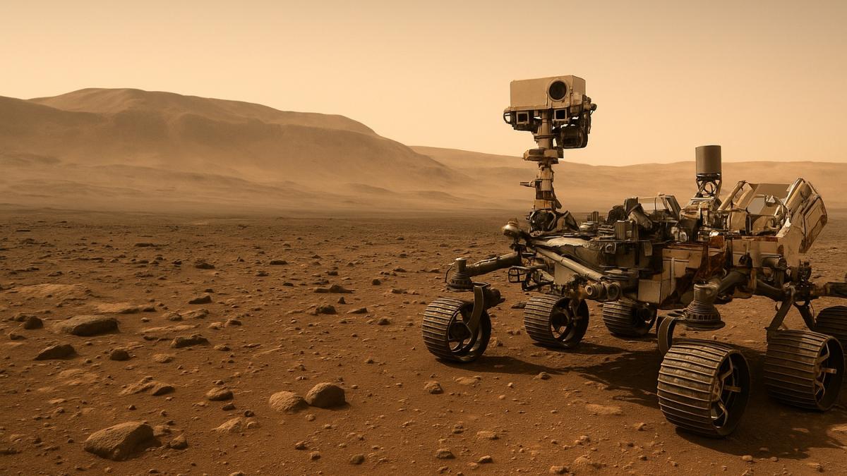 Персеверанс в кратере Езеро