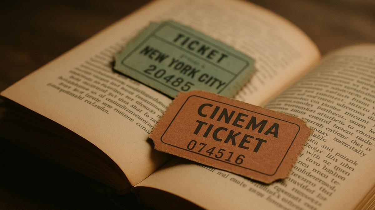Забытые билеты в книге