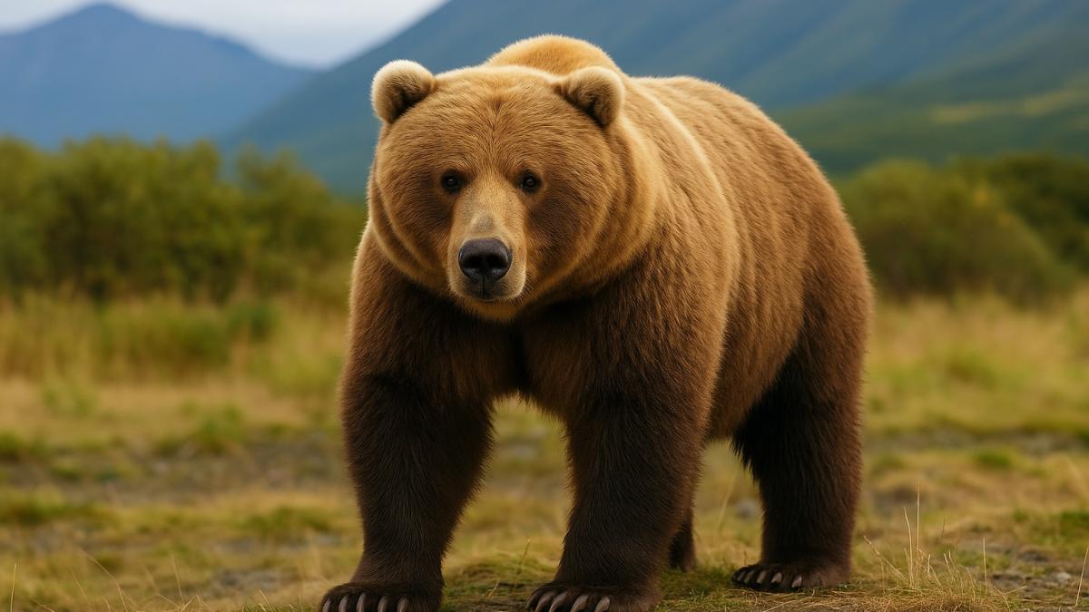 кадьякский бурый медведь