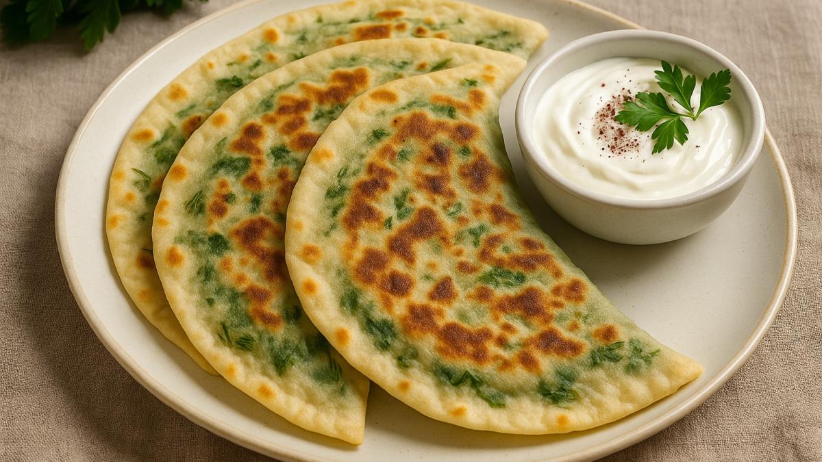Кутабы с зеленью Кутабы с зеленью