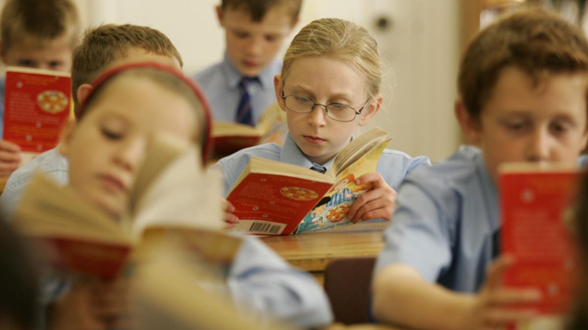 Школьники на уроке