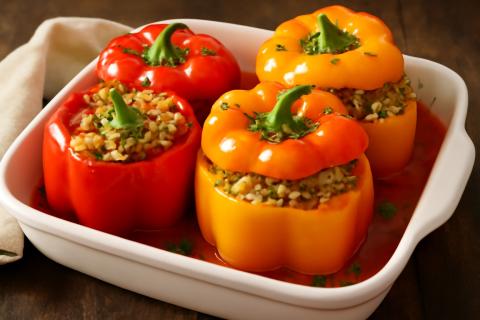 Кулинарные блогеры: фаршированные перцы с мясом и овощами — идеальное сочетание для ужина