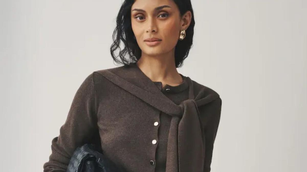 свитер с шарфом Next