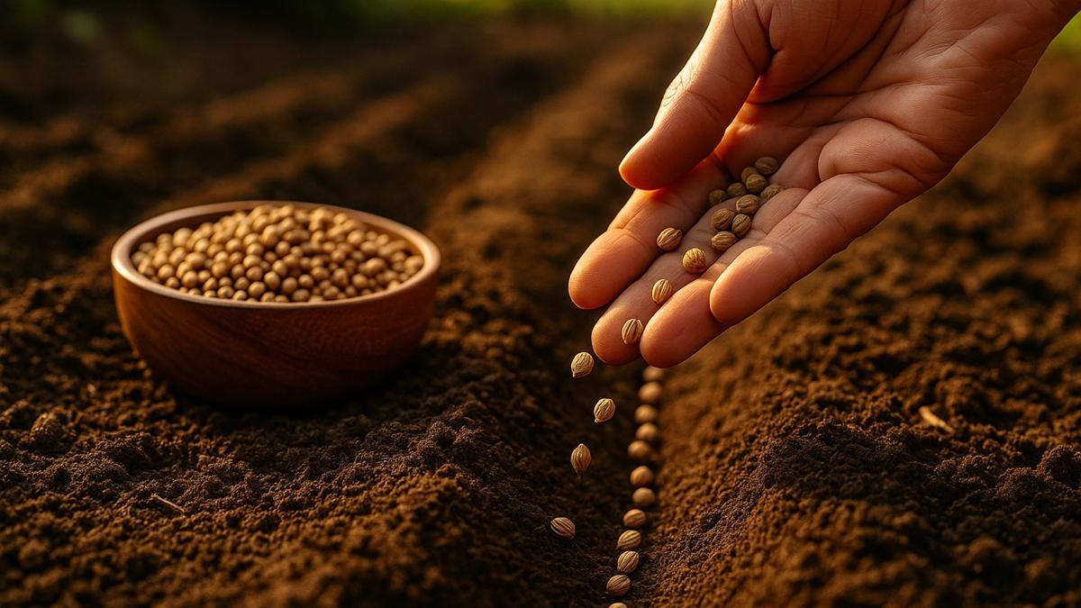 Посев кориандра под зиму Посев кориандра под зиму