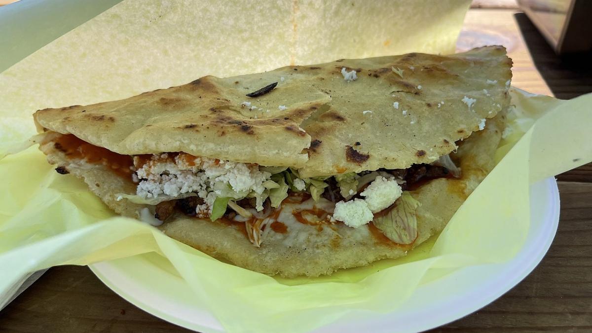 Кесадилья с овощами