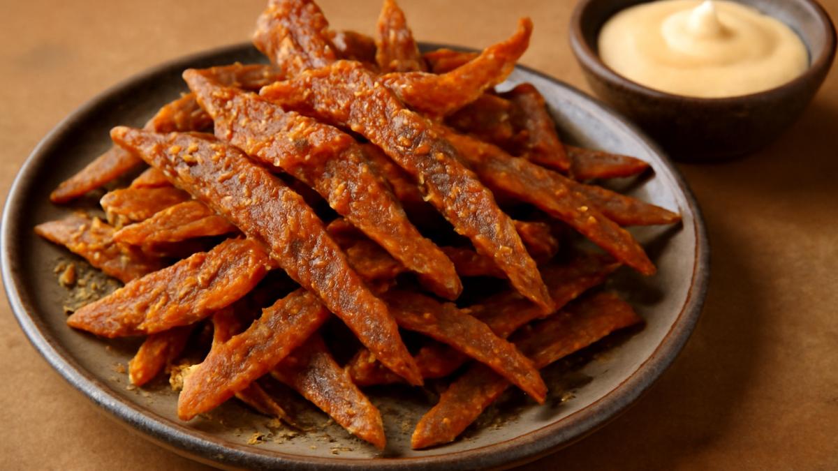 Рыбные чипсы из юколы
