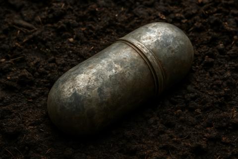 Металлическая капсула со знаками неизвестного письма найдена строителями Нью-Йорка учёными