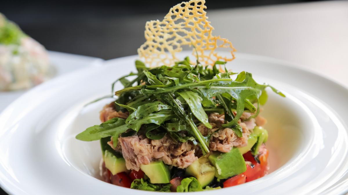 Салат с рыбой 