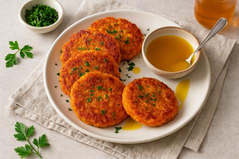 Морковные котлеты с мёдом и горчицей рекомендованы диетологами для ужина в жару