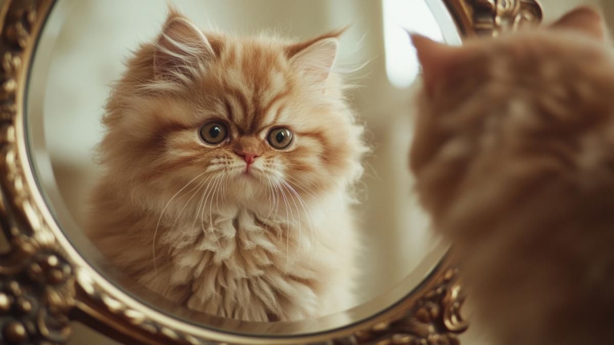 Кошка в зеркале Кошка в зеркале