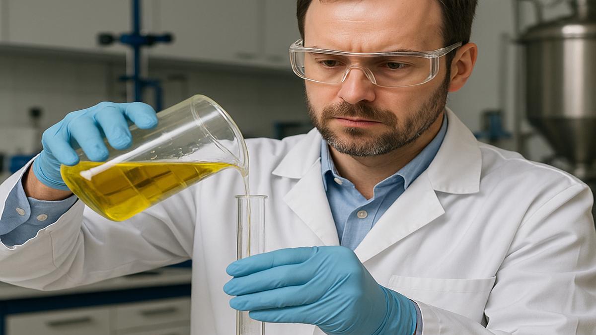 Эксперимент в лаборатории