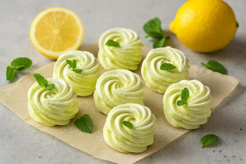 Кондитеры: зефир с лимоном и мятой сочетает свежесть вкуса и пользу натуральных ингредиентов