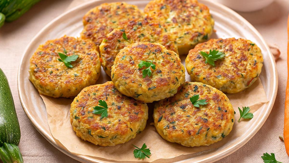 Котлеты из кабачков и овсяных хлопьев Котлеты из кабачков и овсяных хлопьев