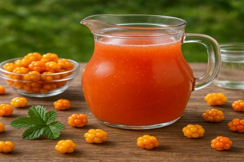 Диетологи рекомендуют морс из морошки на берёзовом соке для укрепления иммунитета летом