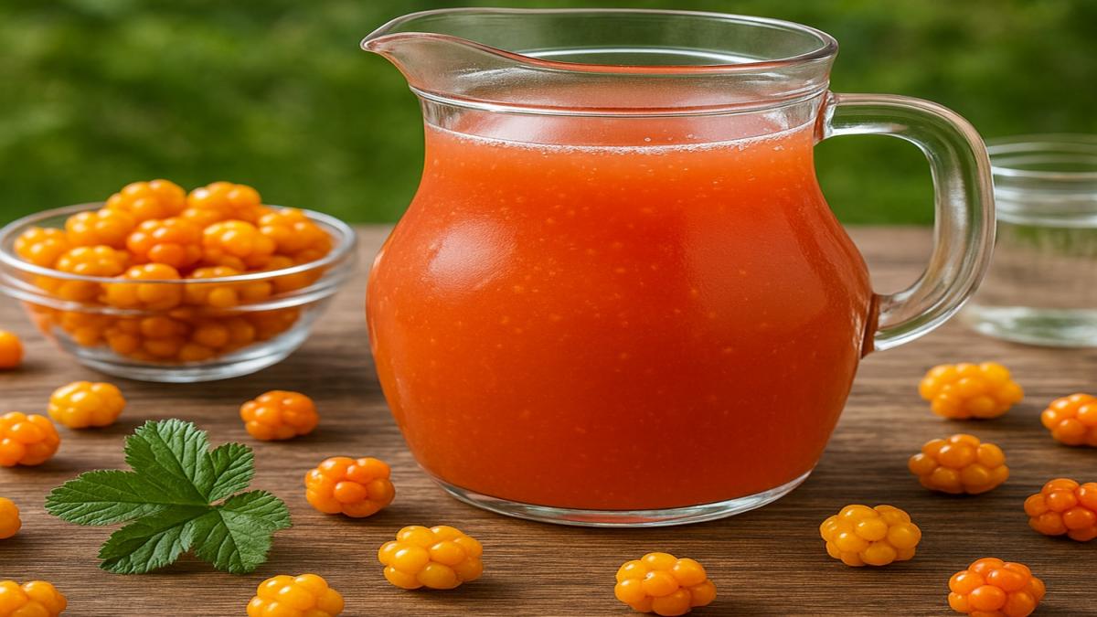 Морошковый морс на берёзовом соке Морошковый морс на берёзовом соке