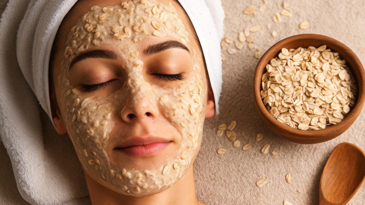 Овсяная маска для лица