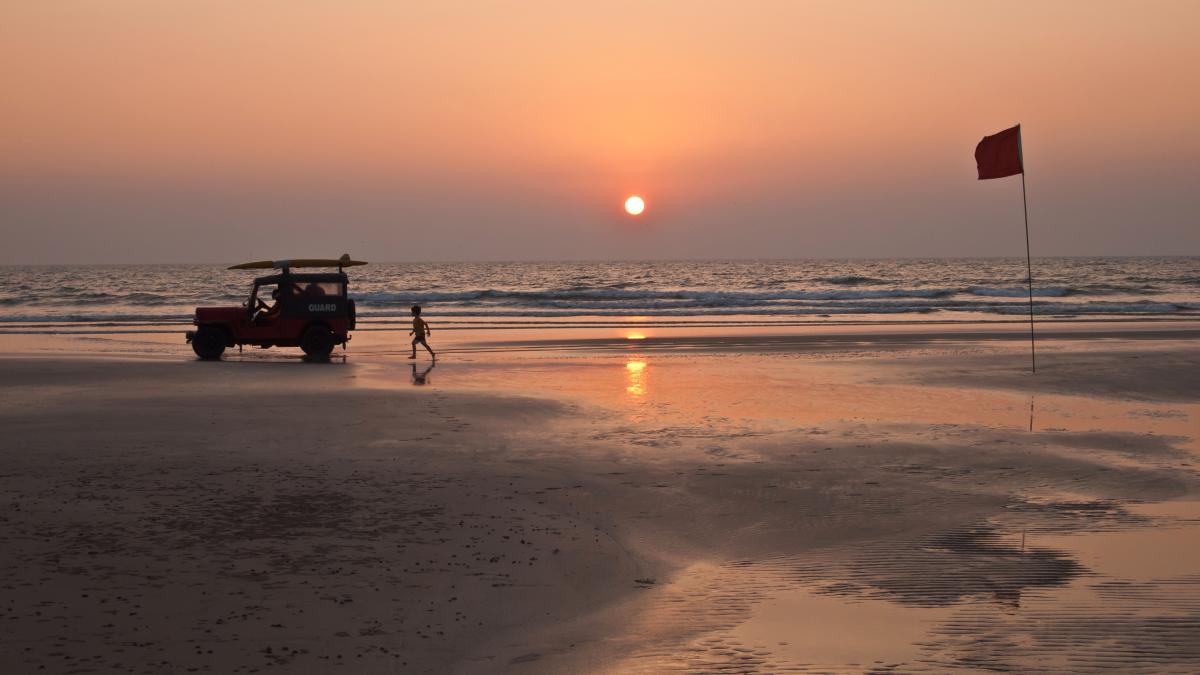 Mandrem Beach at sunset 2, Mandrem, Goa, India Mandrem Beach at sunset 2, Mandrem, Goa, India