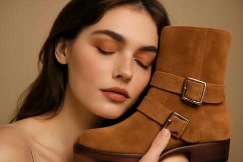 Никогда не думала, что замшевые ботинки могут быть такими универсальными: вот как их носить