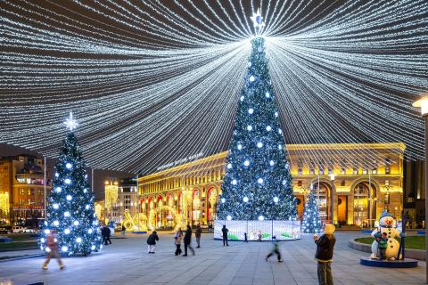 елки в Москве