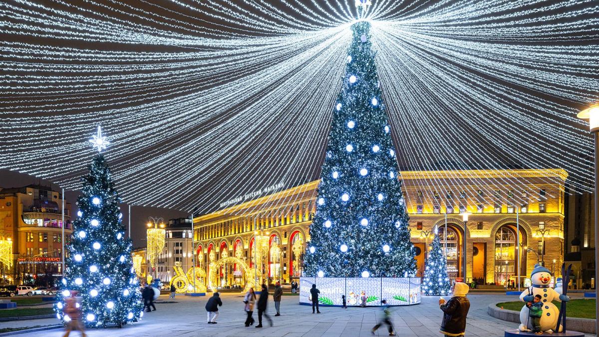 елки в Москве