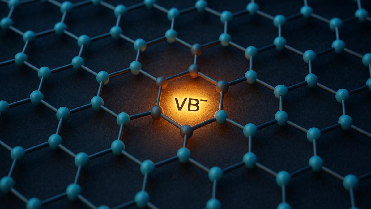 Дефект VB⁻ в белом графене Дефект VB⁻ в белом графене