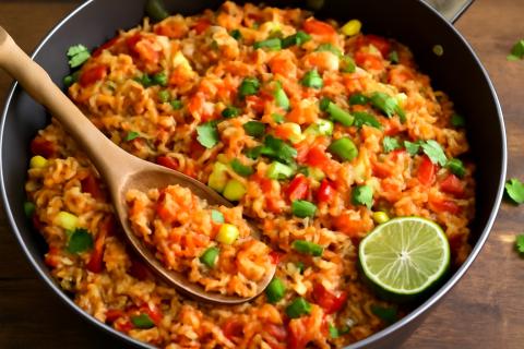 Гастрономы оценивают мексиканский рис с овощами как универсальное блюдо для ужина и перекуса