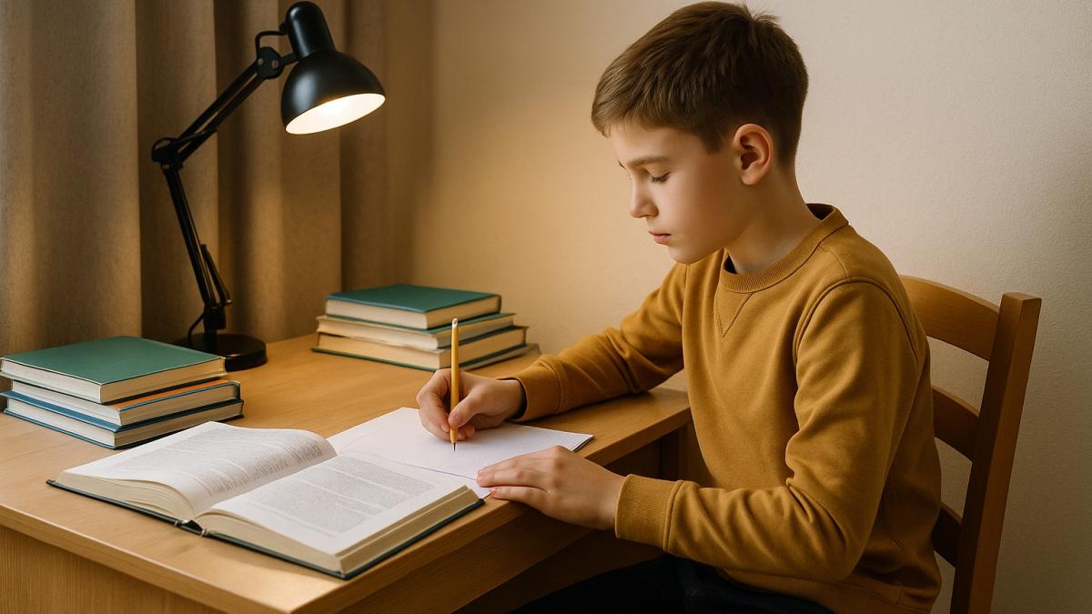 Рабочее место школьника