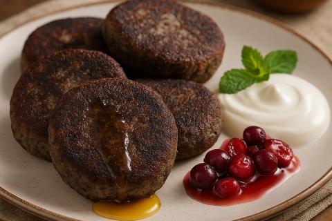Черёмуховая мука придаёт сырникам вкус ореха и сухофруктов — традиция Сибири
