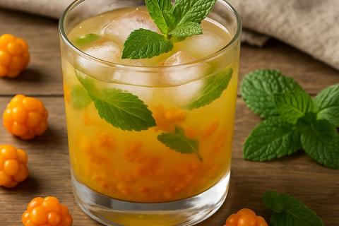 Северный морс с морошкой и мятой заменяет газировку и поддерживает иммунитет
