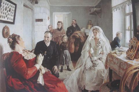 Образ невесты в живописи: символика весны, лета, осени и зимы