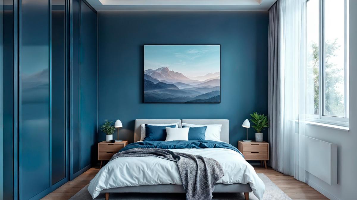 Синяя спальня