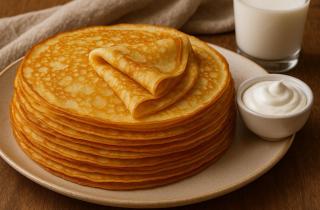 Минеральная вода придала блинам ажурную структуру — кулинары