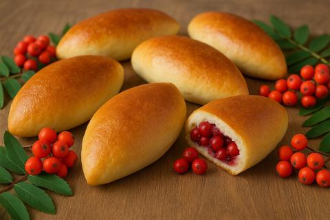 Кулинары советуют готовить пирожки с рябиной осенью и зимой для яркого вкуса