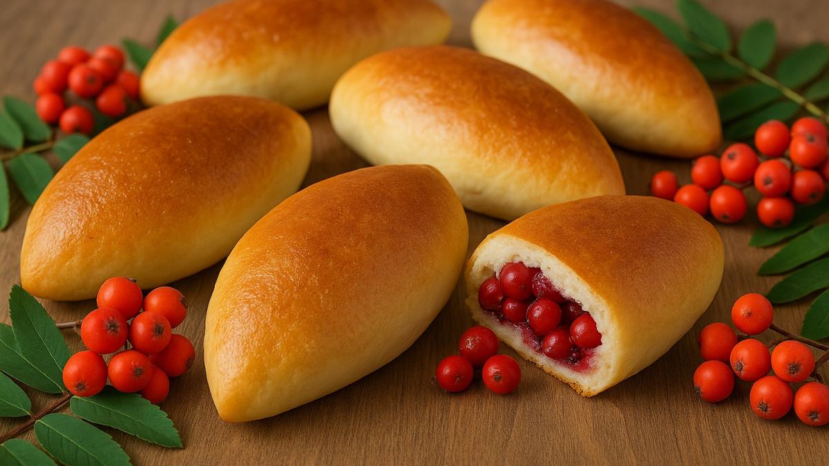 Пирожки с рябиной по-поморски